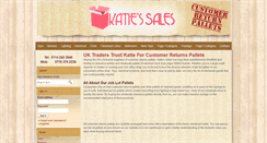 Desktop Screenshot of katies-sales.com